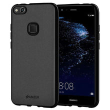 Load image into Gallery viewer, AMZER Pudding Soft TPU Skin Case for Huawei P10 Lite - Black - fommystore