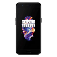 Load image into Gallery viewer, AMZER Pudding Soft TPU Skin Case for OnePlus 5 - Black - fommystore