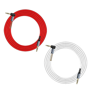 3.5mm Right Angle Stereo Auxiliary Cable 3 ft.