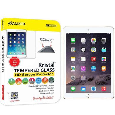 AMZER Kristal Tempered Glass HD Screen Protector for The new 9.7 iPad 2018 - Clear - fommystore