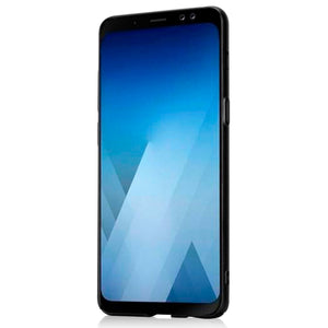 Soft TPU Skin Case for Samsung Galaxy A8 Plus 2018 - Black - fommystore