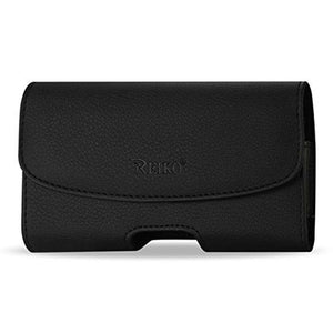 Reiko Large Size Leather Pouch Holster Clip for iPhone 6 Plus - fommystore