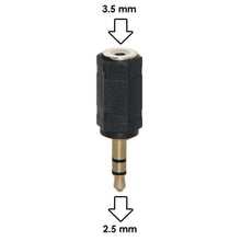 Load image into Gallery viewer, Female to  Male mic adapter | black female connector | fommy