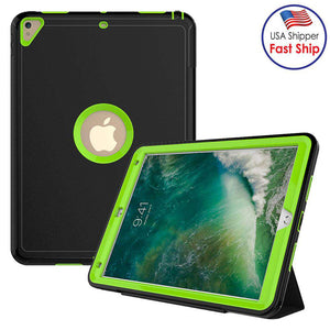 AMZER® TUFFEN 3-layer Magnetic Protective Case with Smart Cover Auto-sleep & Awake Function - Light Green for Apple iPad Air 10.5 2019/ Apple iPad Pro 10.5 - fommystore