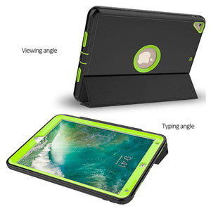 AMZER® TUFFEN 3-layer Magnetic Protective Case with Smart Cover Auto-sleep & Awake Function - Light Green for Apple iPad Air 10.5 2019/ Apple iPad Pro 10.5 - fommystore