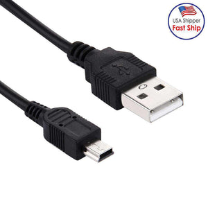 AMZER® Mini 5 Pin USB Data Cable for GPS - Black - fommystore