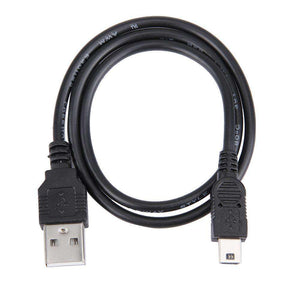 AMZER® Mini 5 Pin USB Data Cable for GPS - Black - fommystore