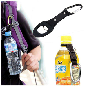 Hanging Button Beverage Bottle Clip Conventional Buckle Climbing Mineral Water Bottle Buckle Random - fommystore