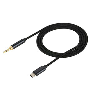 AMZER® Type-C Male to 3.5mm Male Audio Cable - Black - fommystore