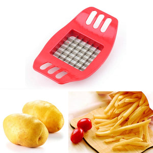 AMZER Ultra-practical Potatoes Cut Strips Tools French Fries Cut Knives - Pack of 2 - fommy.com
