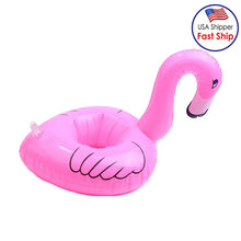 Load image into Gallery viewer, Inflatable Flamingo Shaped Floating Drink Holder