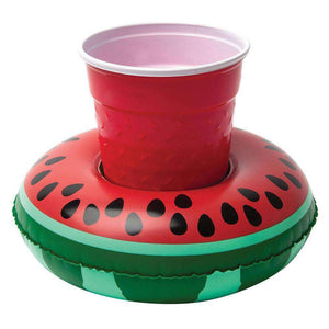 Inflatable Watermelon Shaped Floating Drink Holder