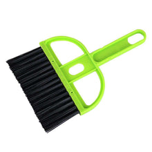 Load image into Gallery viewer, Mini Desktop Car Keyboard Sweep Cleaning Brush Small Broom Dustpan Set - Green (Pack of 2) - fommystore