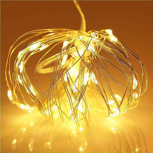 AMZER Fairy String Light 50 LED 5m Waterproof AA Battery Operated Festival Lamp Decoration Light Strip - fommy.com