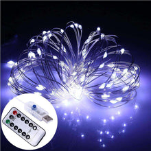 Load image into Gallery viewer, AMZER Fairy String Light 100 LED 10m Waterproof USB Operated Remote Controlled Festival Lamp Decoration Light Strip - fommy.com