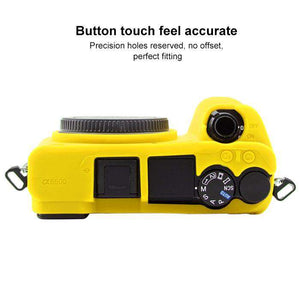 AMZER® Soft Silicone Protective Case for Sony ILCE-6500 - Yellow - fommystore