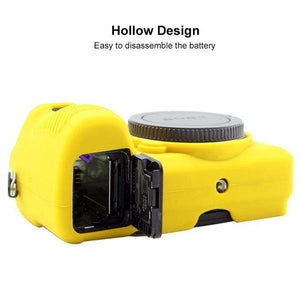 AMZER® Soft Silicone Protective Case for Sony ILCE-6500 - Yellow - fommystore