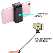 Load image into Gallery viewer, Selfie Sticks Tripod Mount Phone Clamp With 1/4 inch Screw Hole - Black - fommystore