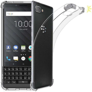 AMZER Pudding TPU Soft Skin X Protection Case for BlackBerry Key2 - Clear - fommystore