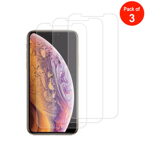 Case Friendly Anti Scratch Tempered Glass Screen Protector for iPhone Xr/ iPhone 11 - Clear - pack of 3