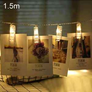 AMZER Fairy Photo Clip String Light LED Waterproof Battery Operated Festival Lamp Decoration Light Strip