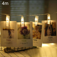 Load image into Gallery viewer, AMZER Fairy Photo Clip String Light LED Waterproof Battery Operated Festival Lamp Decoration Light Strip - fommy.com
