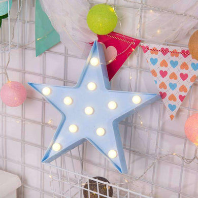 AMZER Creative Shape Warm White LED Decoration Party Star Lamp Light - fommystore