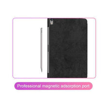 Load image into Gallery viewer, AMZER Leather Folio Cover Wake/Sleep Function For iPad Pro 12.9 inch 2018 - Black - fommystore