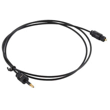 Load image into Gallery viewer, AMZER Digital Optical Audio Cable TOSLink Male to 3.5mm Male for Home Theater, Sound Bar, TV, PS4, Xbox, Playstation - fommystore