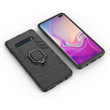 Load image into Gallery viewer, AMZER Hybrid PC+TPU Protective Case With Magnetic Ring Holder for Samsung Galaxy S10+ - fommystore
