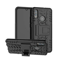 Load image into Gallery viewer, AMZER Hybrid Warrior Kickstand Case for Huawei Honor 10 Lite / P Smart (2019) - Black/ Black - fommystore