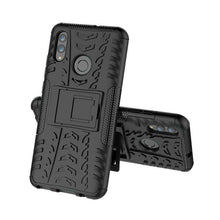 Load image into Gallery viewer, AMZER Hybrid Warrior Kickstand Case for Huawei Honor 10 Lite / P Smart (2019) - Black/ Black - fommystore