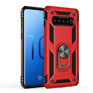 AMZER Sainik Case With 360° Magnetic Ring Holder for Samsung Galaxy S10 - fommystore