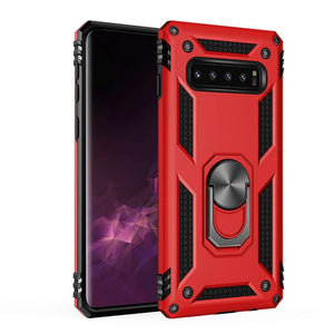 AMZER Sainik Case With 360° Magnetic Ring Holder for Samsung Galaxy S10+