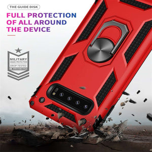 AMZER Sainik Case With 360° Magnetic Ring Holder for Samsung Galaxy S10+ - fommystore