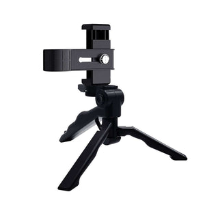 AMZER Foldable Tripod With Smartphone Fixing Clamp 1/4 inch Holder Bracket Mount for DJI OSMO Pocket - Black - fommystore