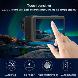 AMZER 9H 2.5D Tempered Glass Screen And Lens Protector for DJI Osmo Action - fommystore