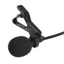 Load image into Gallery viewer, AMZER 1.5m Lavalier Wired Recording Microphone Mobile Phone Karaoke Mic - Black - fommystore