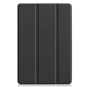 AMZER Texture Horizontal Deformation Flip Leather Case With 3-Fold Holder & Sleep/ Wake-up Function for Huawei MediaPad M6 10.8 - Black - fommystore
