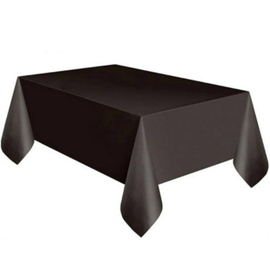 AMZER Solid Color Plastic Disposable Wedding/ Birthday Party Rectangle Desk Tablecloth - fommystore