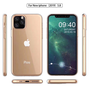 AMZER Ultra Slim TPU Soft Protective Case for iPhone 11 Pro Max - Clear - fommystore