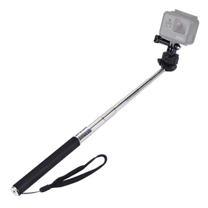 Extendable Handheld Selfie Monopod for GoProNEW HERO /HERO7 /6 /5 /5 Session /4 Session /4 /3+ /3 /2 /1, DJI Osmo Action, Xiaoyi and Other Action Camera
