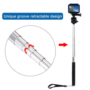 Extendable Handheld Selfie Monopod for GoPro | fommy