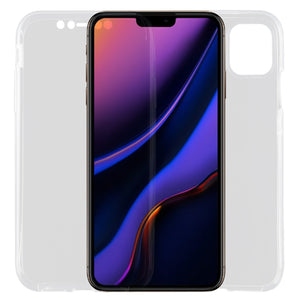 Ultra-thin Double-sided Full Coverage Transparent TPU Case for iPhone 11 Pro - fommy.com