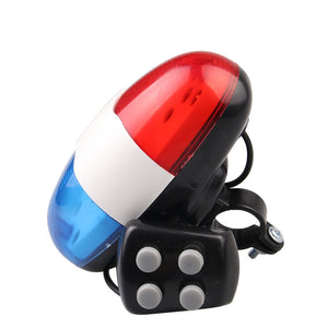 AMZER Bicycle 4 Tone Electronic Horn Mountain Bike LED Tail Light Bicycle Multi function Horn