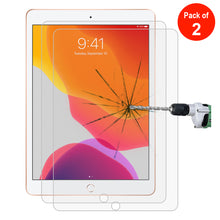 Load image into Gallery viewer, AMZER 0.26mm 9H Straight Edge Tempered Glass Screen Protector for 10.2 Inch iPad 7th, 8th, 9th Gen - Clear - pack of 2