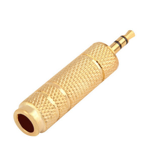 AMZER 6.35 mm (1/4 Inch) Male to 3.5 mm Female and Audio Stereo Plug 3.5 mm Male to 6.35 mm (1/4 Inch) Female - fommy.com