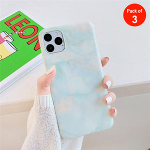 AMZER Marble IMD Soft TPU Protective Case for iPhone 11 Pro - pack of 3