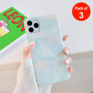 AMZER Marble IMD Soft TPU Protective Case for iPhone 11 - pack of 3