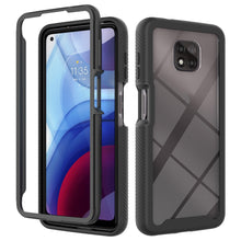Load image into Gallery viewer, AMZER Full Body Hybrid Armor Case for Motorola Moto G Power (2021) - Black - fommy.com